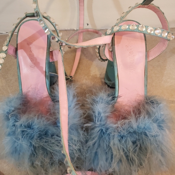Boudior baby fluffy heels dollskill sugar thrillz blue - Picture 9 of 15